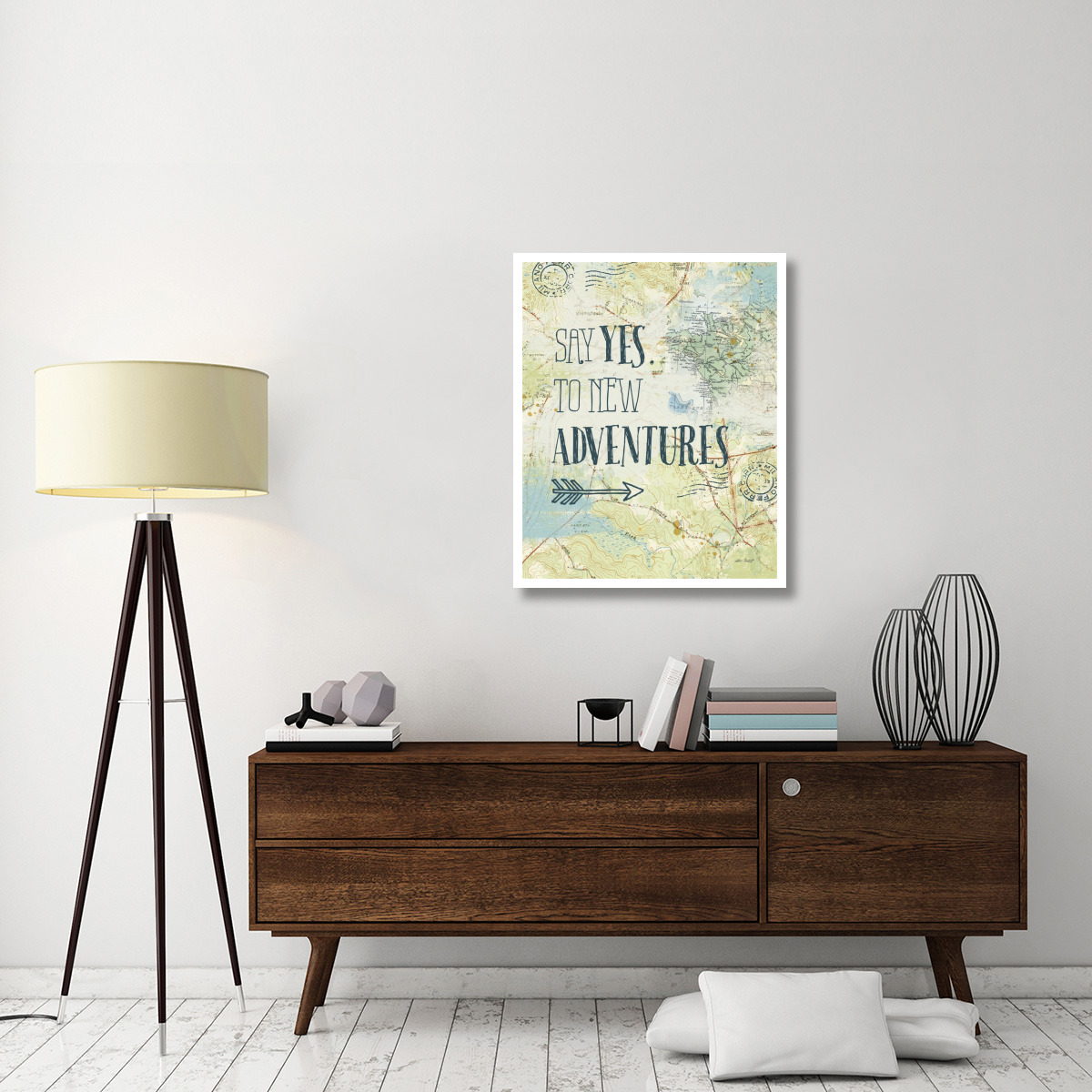 Map Sentiments II -Paper Art-30&quotx37"