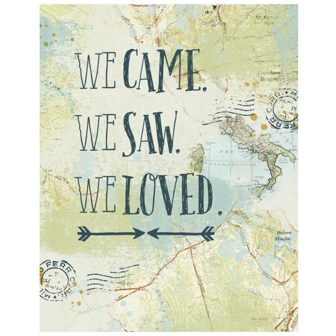 Map Sentiments III -Paper Art-22&quotx26"