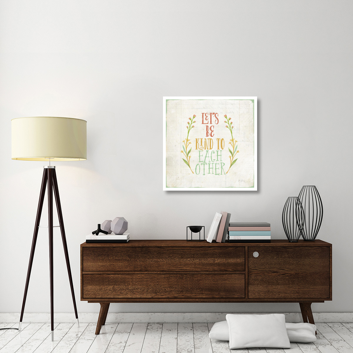 Be Kind I -Paper Art-32&quotx32"