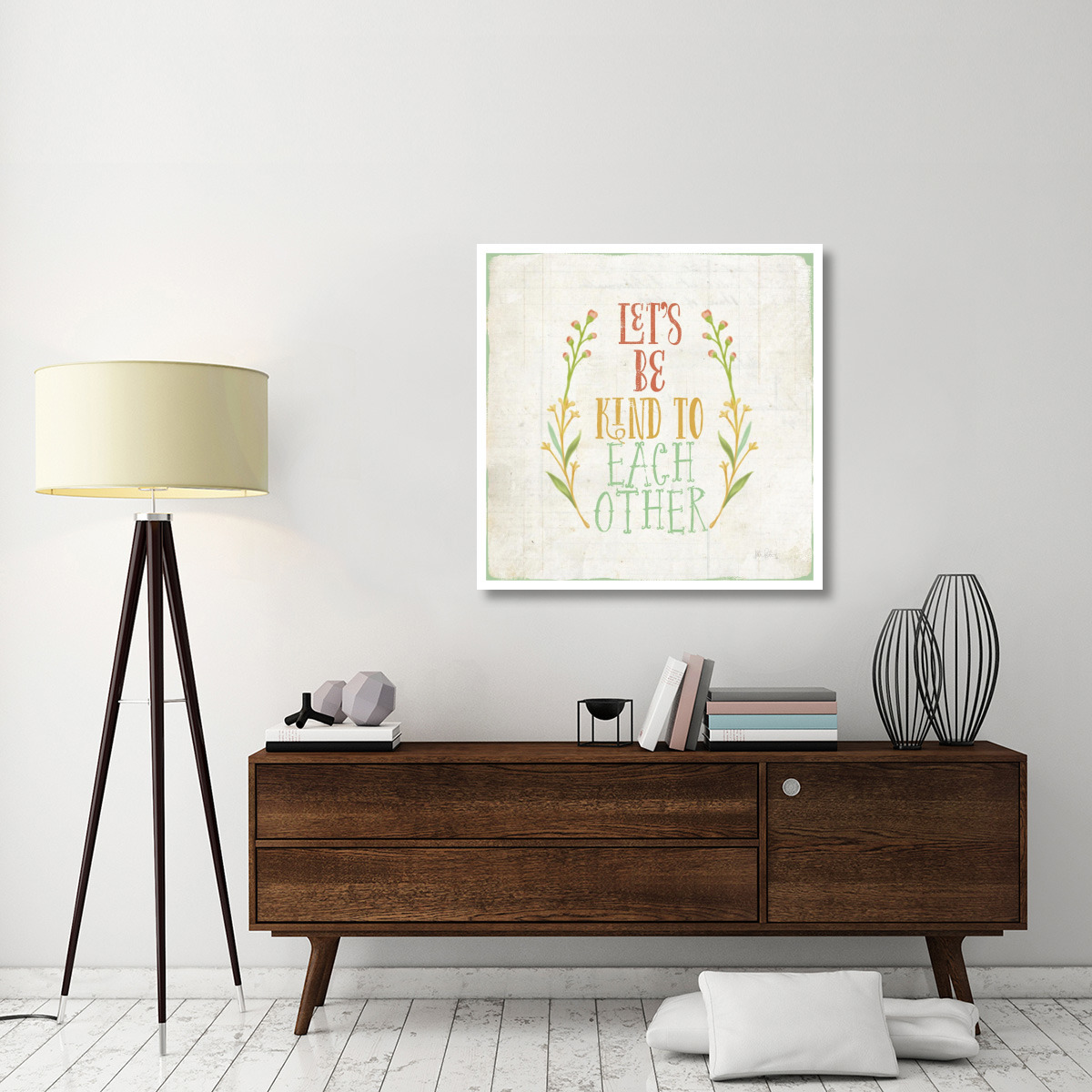Be Kind I -Paper Art-38&quotx38"