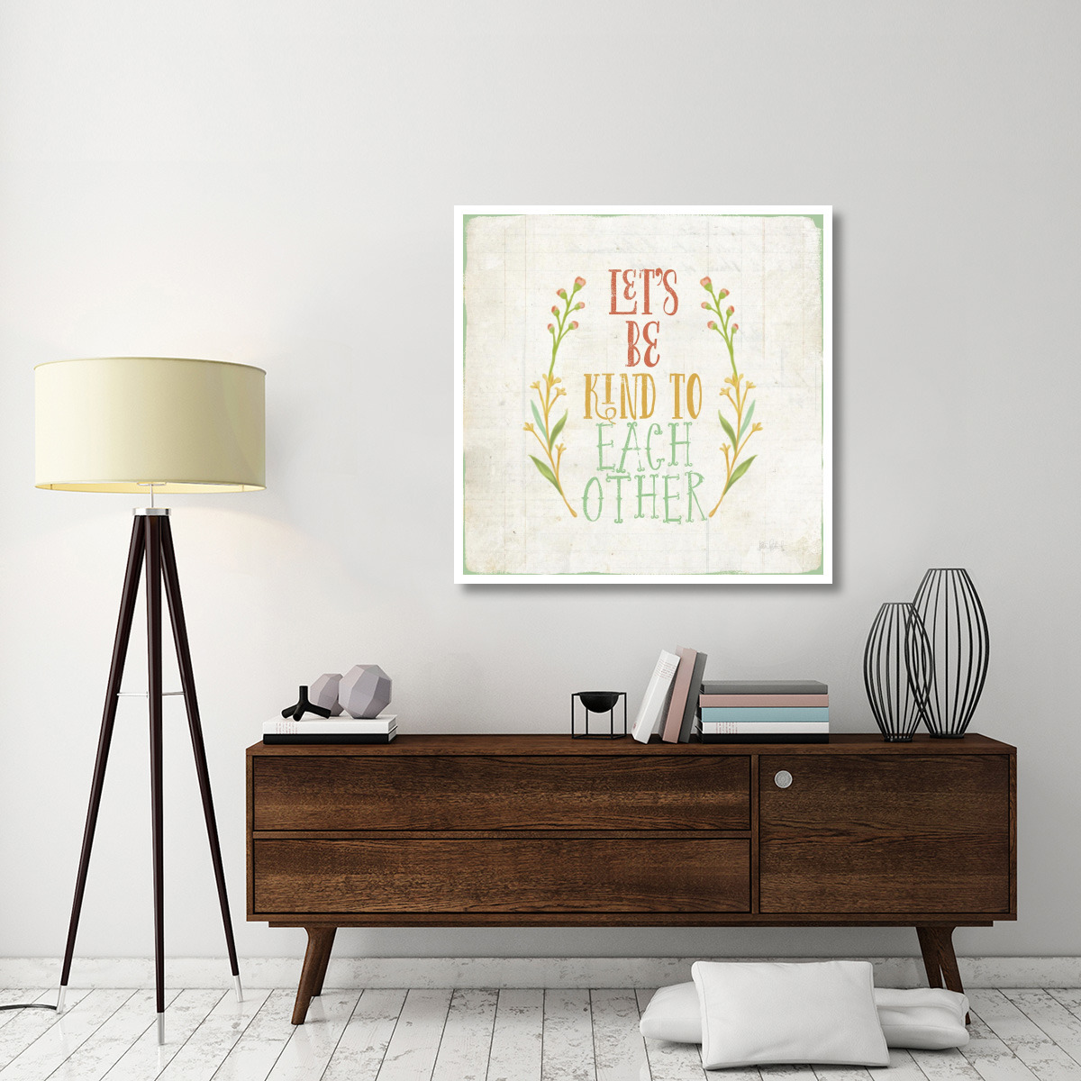 Be Kind I -Paper Art-42&quotx42"