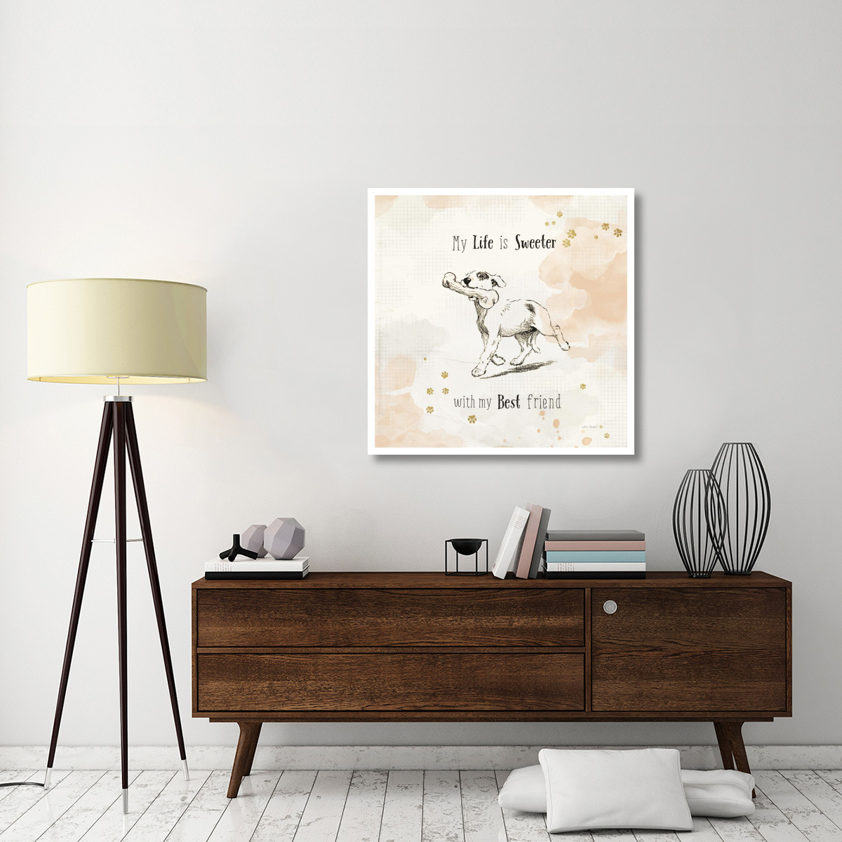 Furry Friends II -Paper Art-38&quotx38"