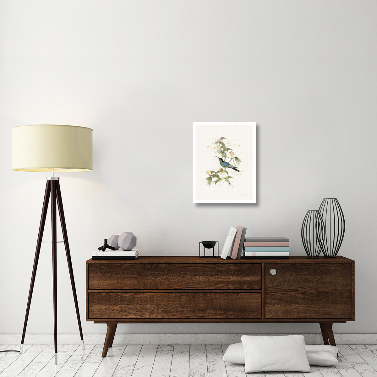 Colorful Hummingbirds IV -Paper Art-20&quotx26"