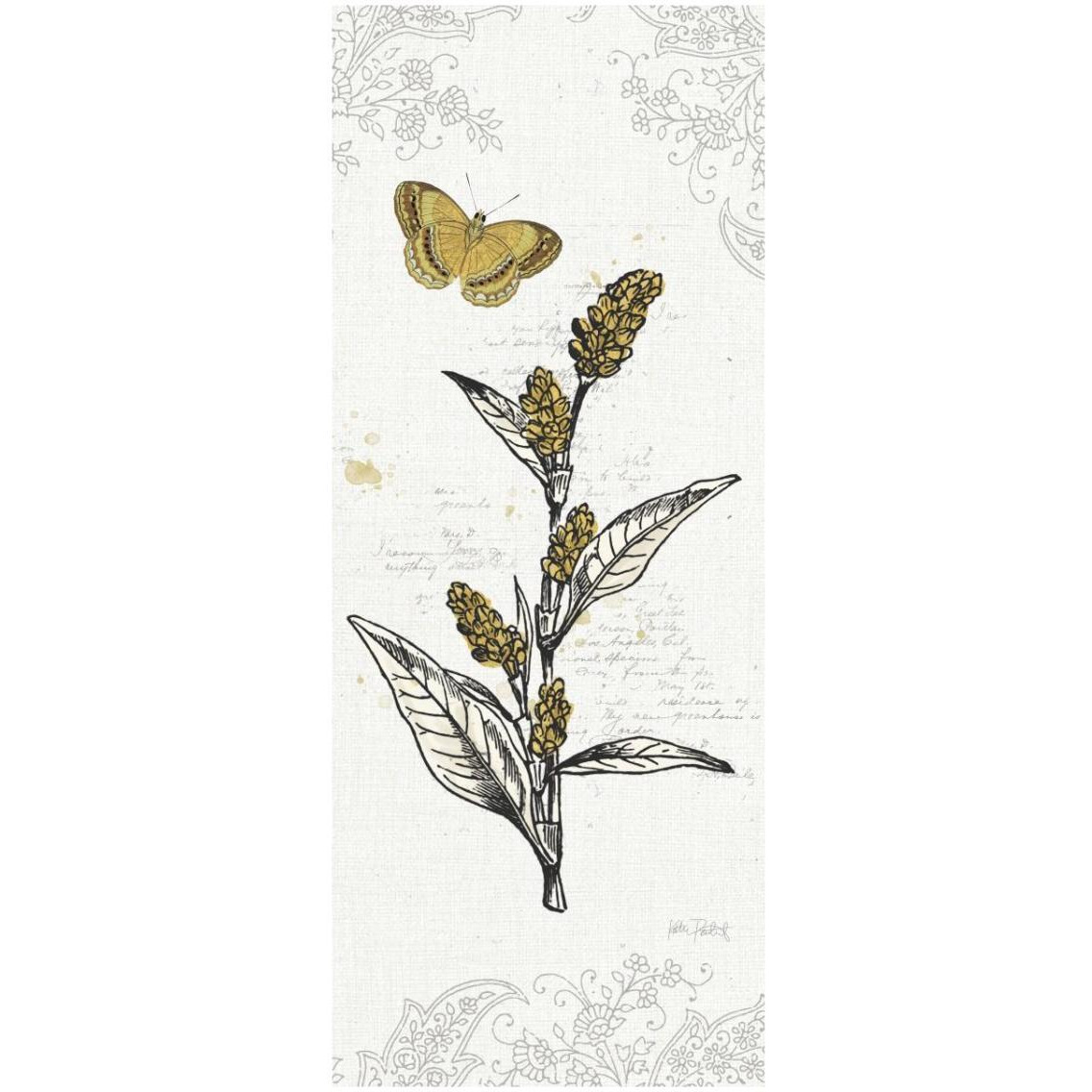 Harvest Fields VI -Paper Art-14&quotx32"