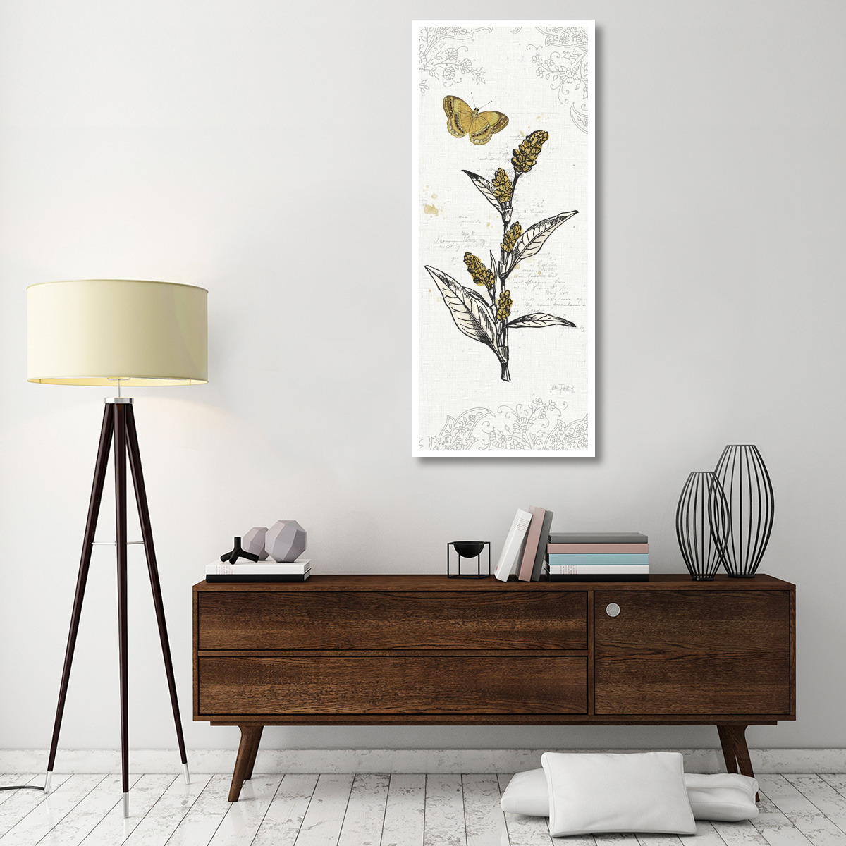 Harvest Fields VI -Paper Art-26&quotx62"