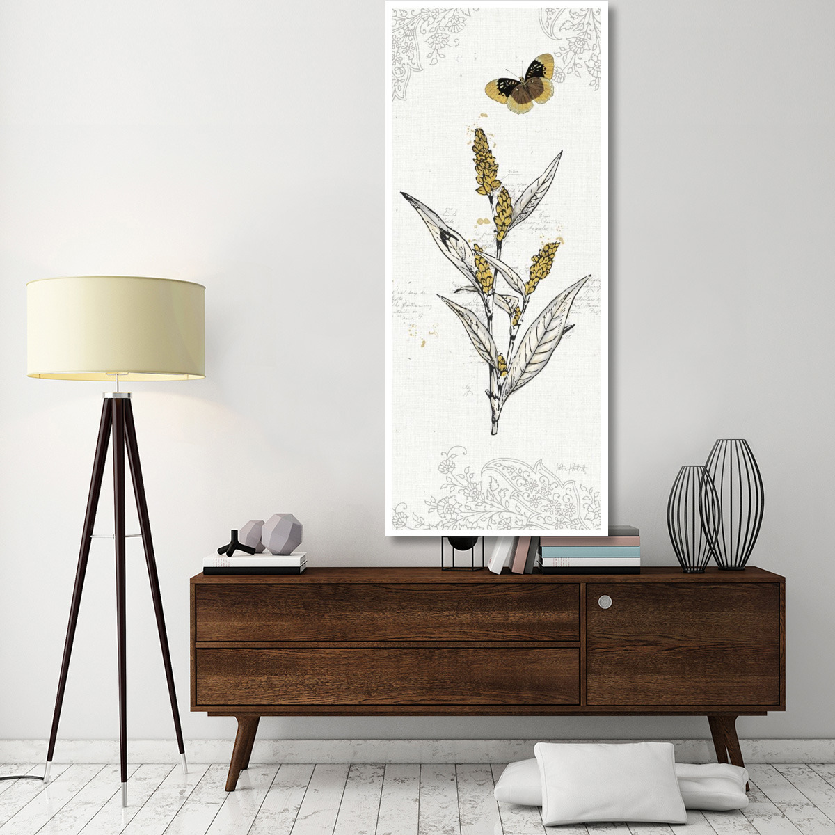 Harvest Fields VII -Paper Art-32&quotx77"
