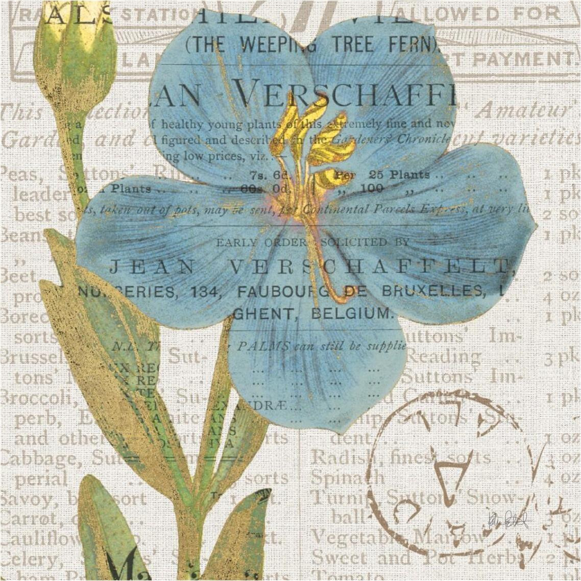 Bookshelf Botanical VI -Paper Art-38&quotx38"