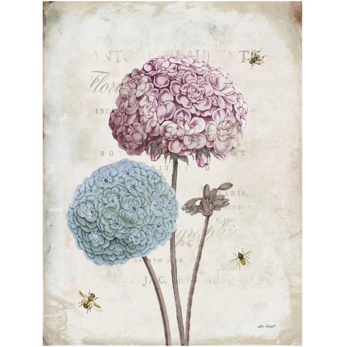 Geranium Study II Pink Flower -Paper Art-26&quotx34"