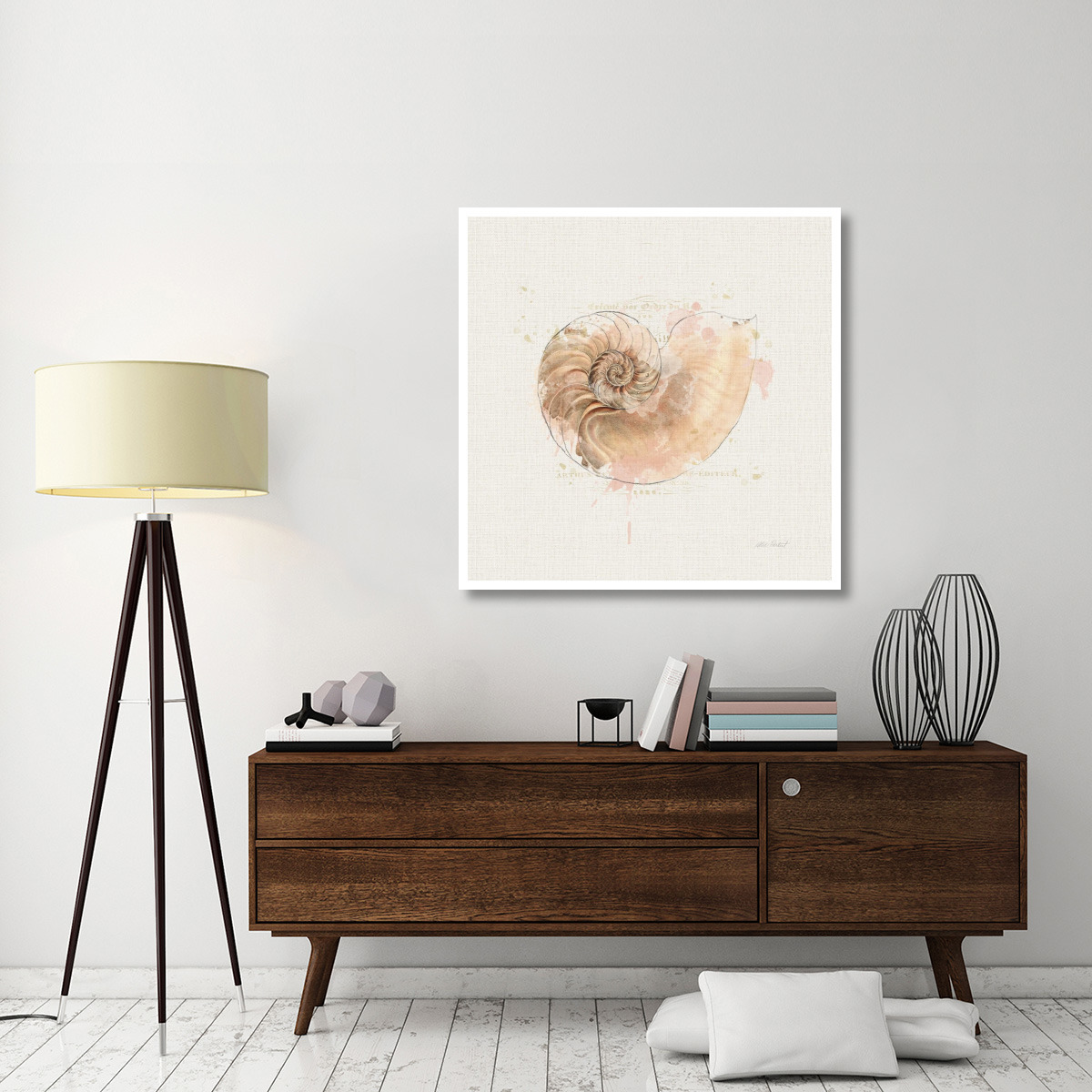 Shell Collector II -Paper Art-42&quotx42"