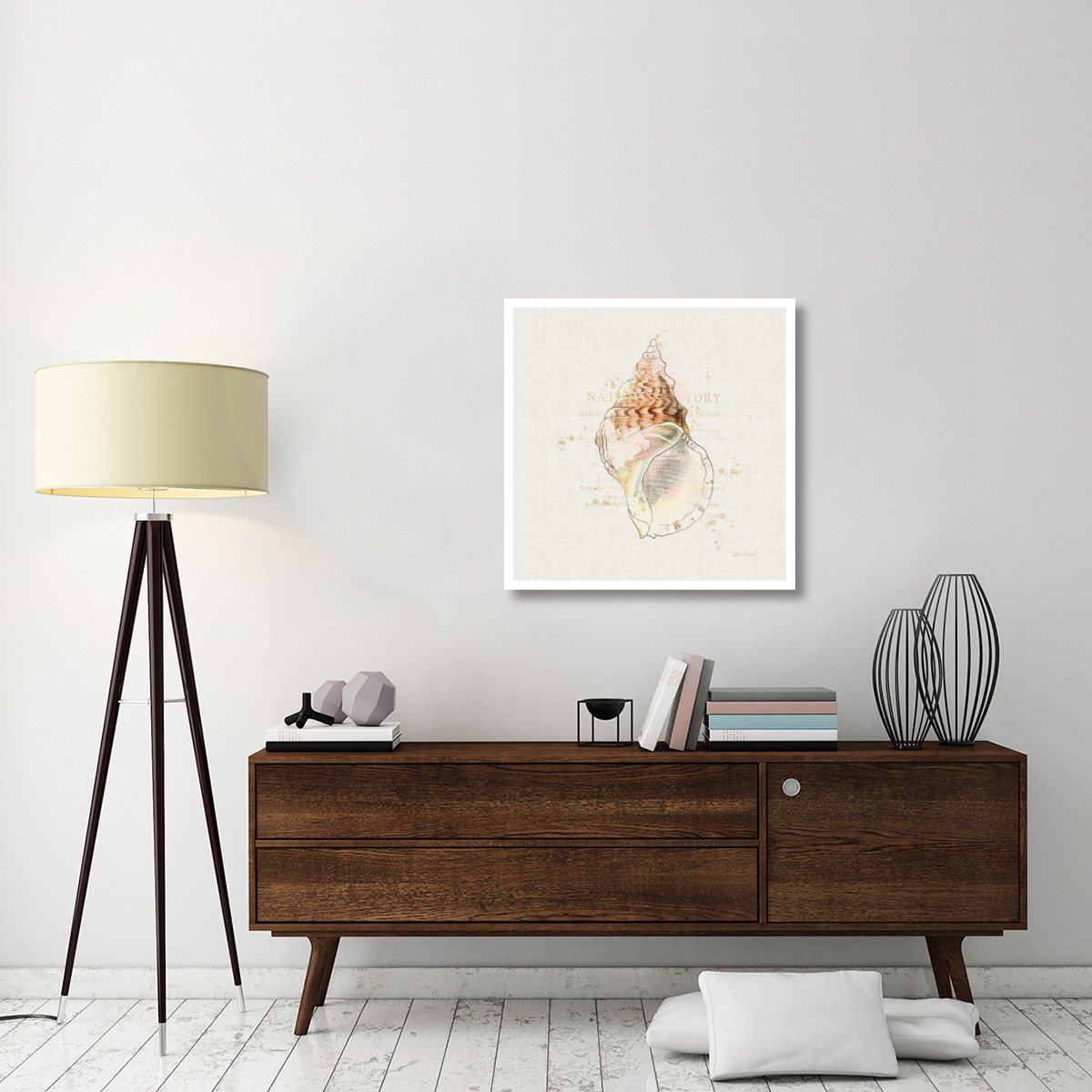 Shell Collector III -Paper Art-32&quotx32"