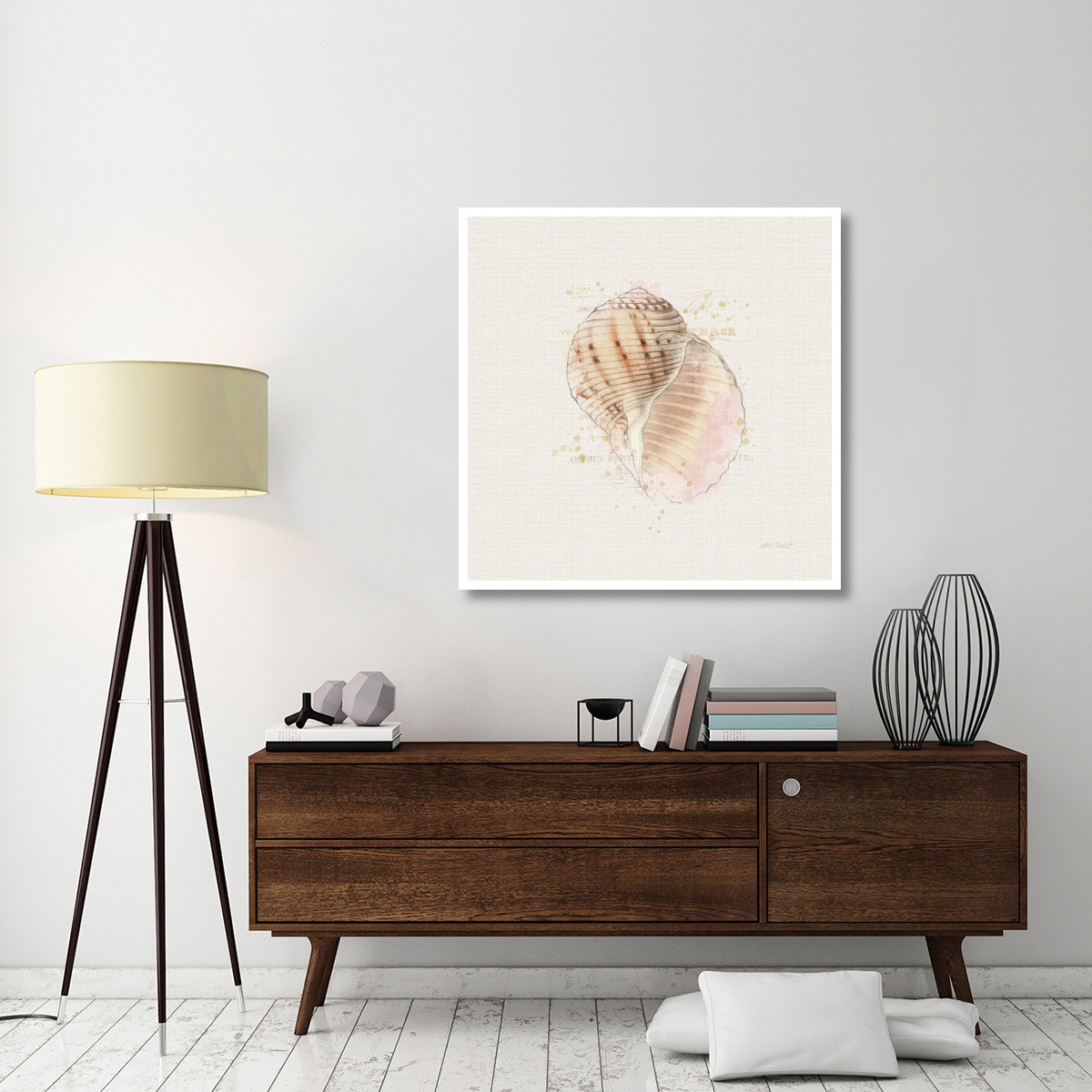 Shell Collector V -Paper Art-42&quotx42"