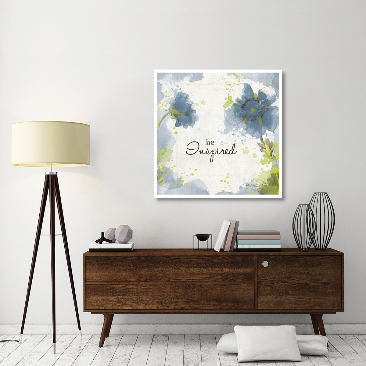 You Shine I Blue Be Inspired -Paper Art-42&quotx42"