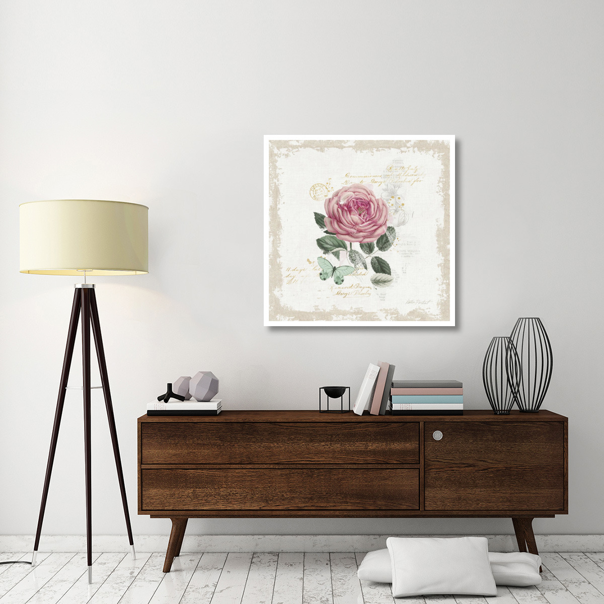 French Romance IV Distressed -Paper Art-38&quotx38"