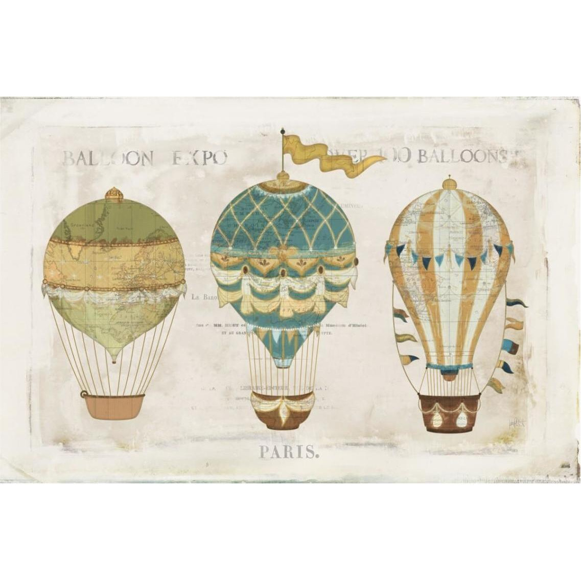 Balloon Expo I -Paper Art-38&quotx26"