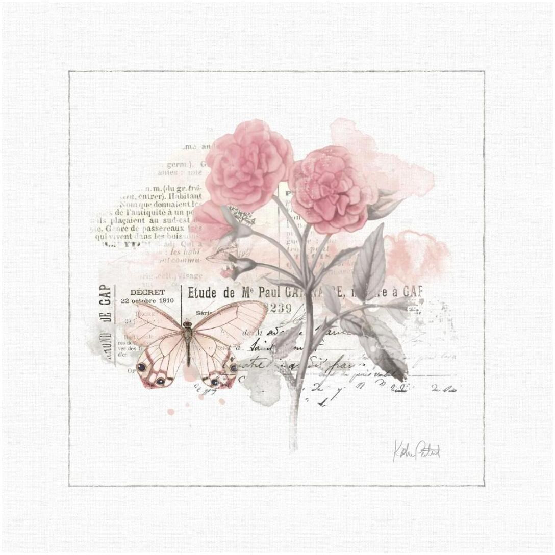 Sunny Day IV Pink -Paper Art-20&quotx20"