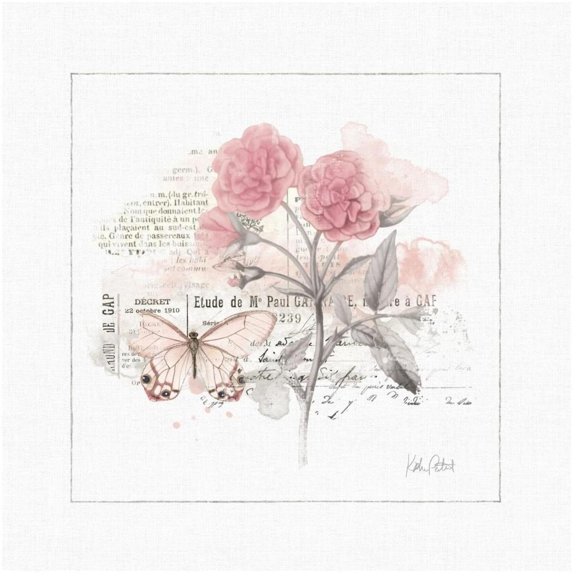 Sunny Day IV Pink -Paper Art-42&quotx42"