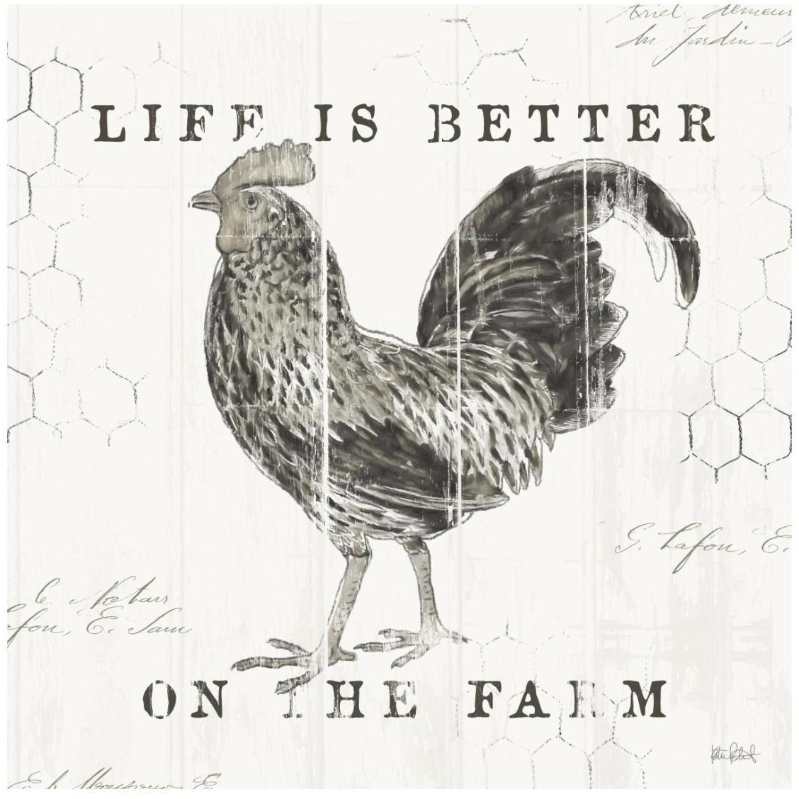 Farmhouse Fresh III -Paper Art-26&quotx26"