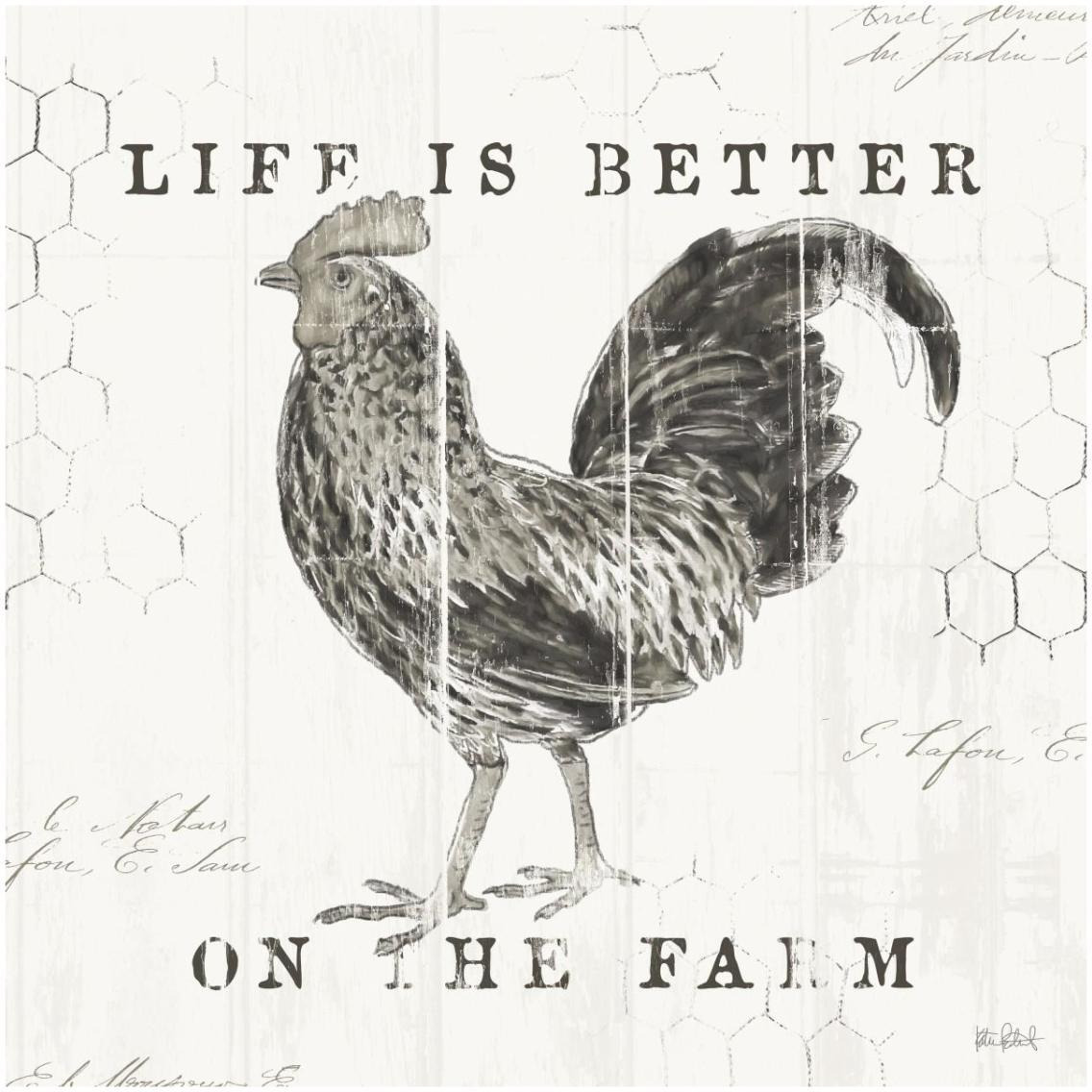 Farmhouse Fresh III -Paper Art-32&quotx32"