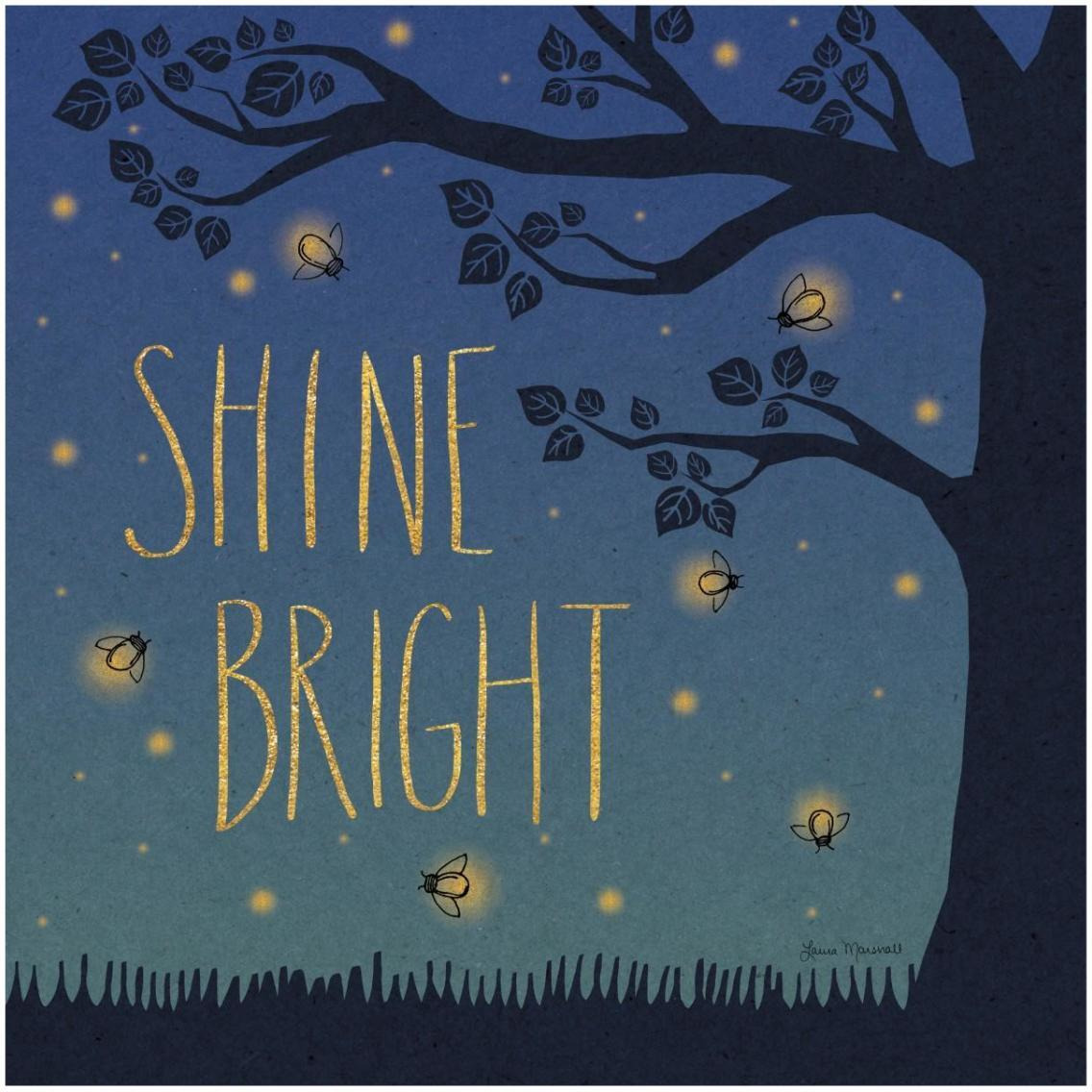 Twilight Fireflies II -Paper Art-32&quotx32"