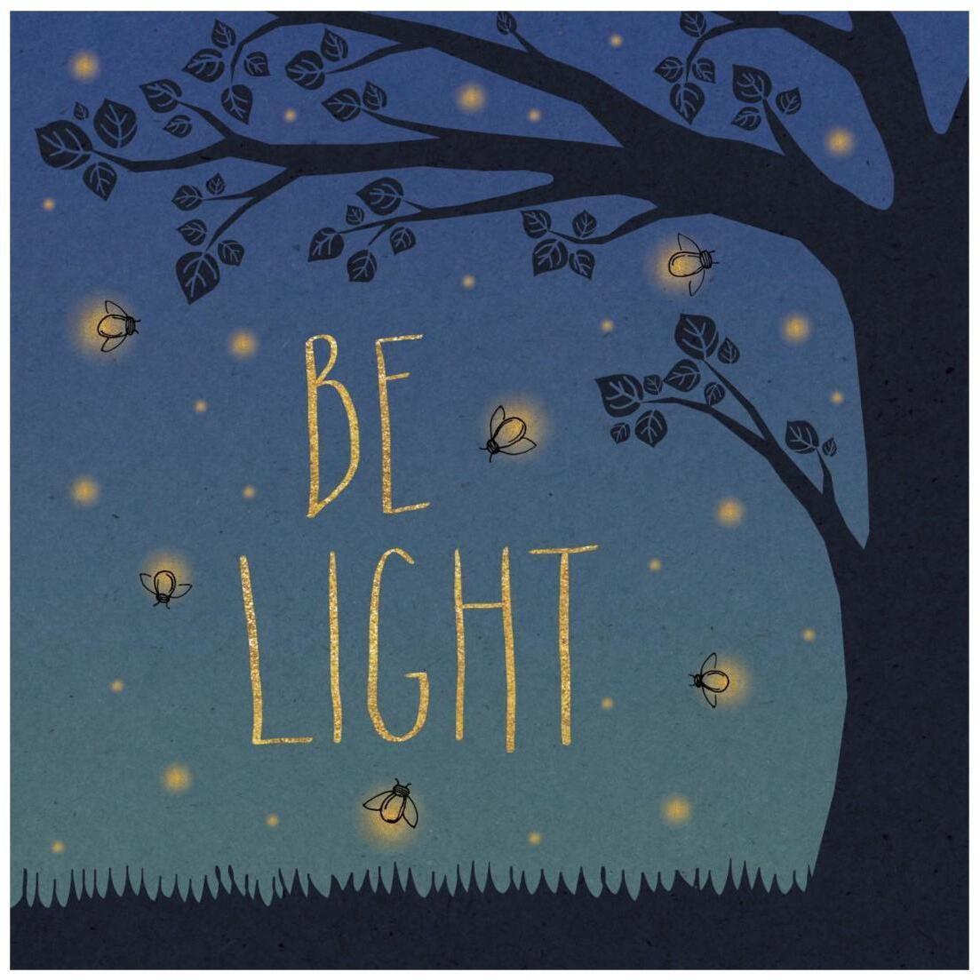 Twilight Fireflies IV -Paper Art-20&quotx20"