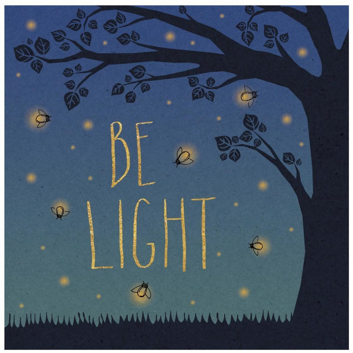 Twilight Fireflies IV -Paper Art-26&quotx26"
