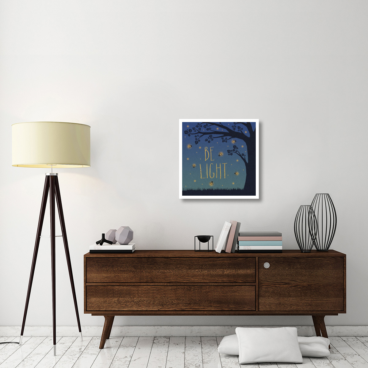 Twilight Fireflies IV -Paper Art-26&quotx26"
