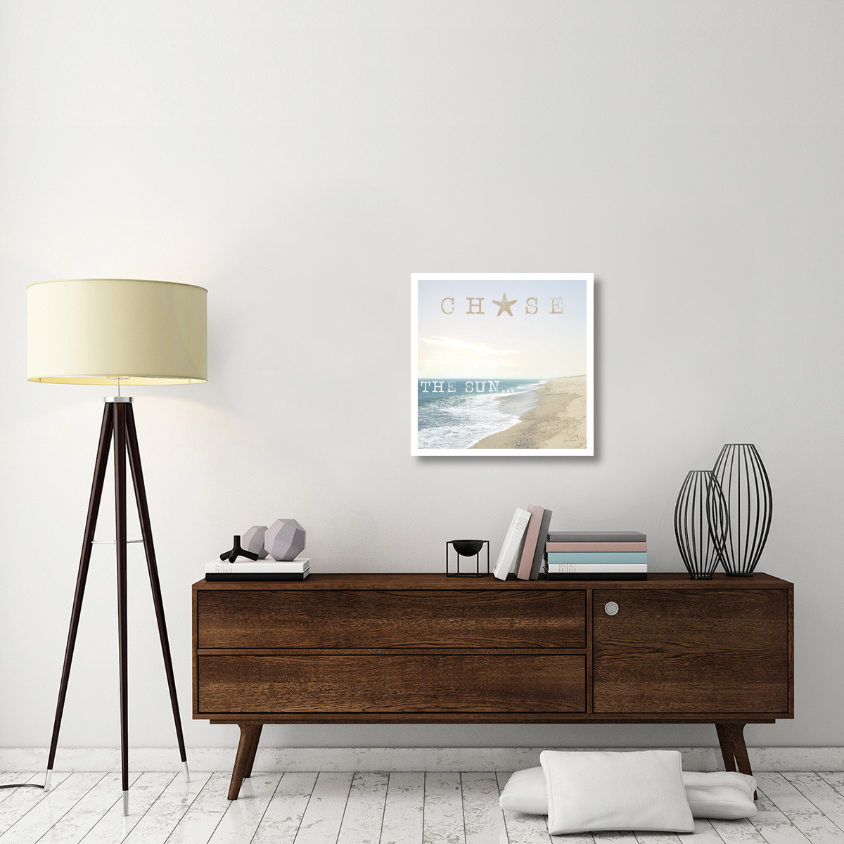 Chase the Sun -Paper Art-26&quotx26"