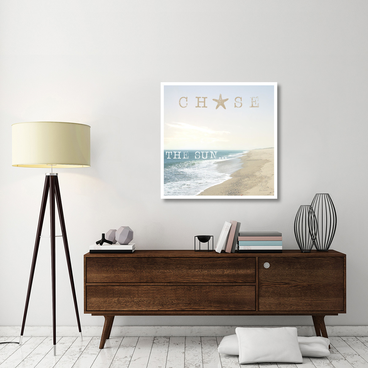 Chase the Sun -Paper Art-38&quotx38"