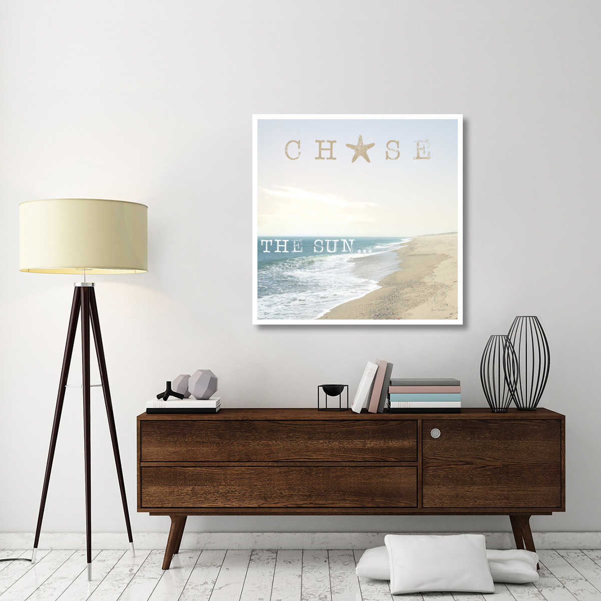 Chase the Sun -Paper Art-42&quotx42"