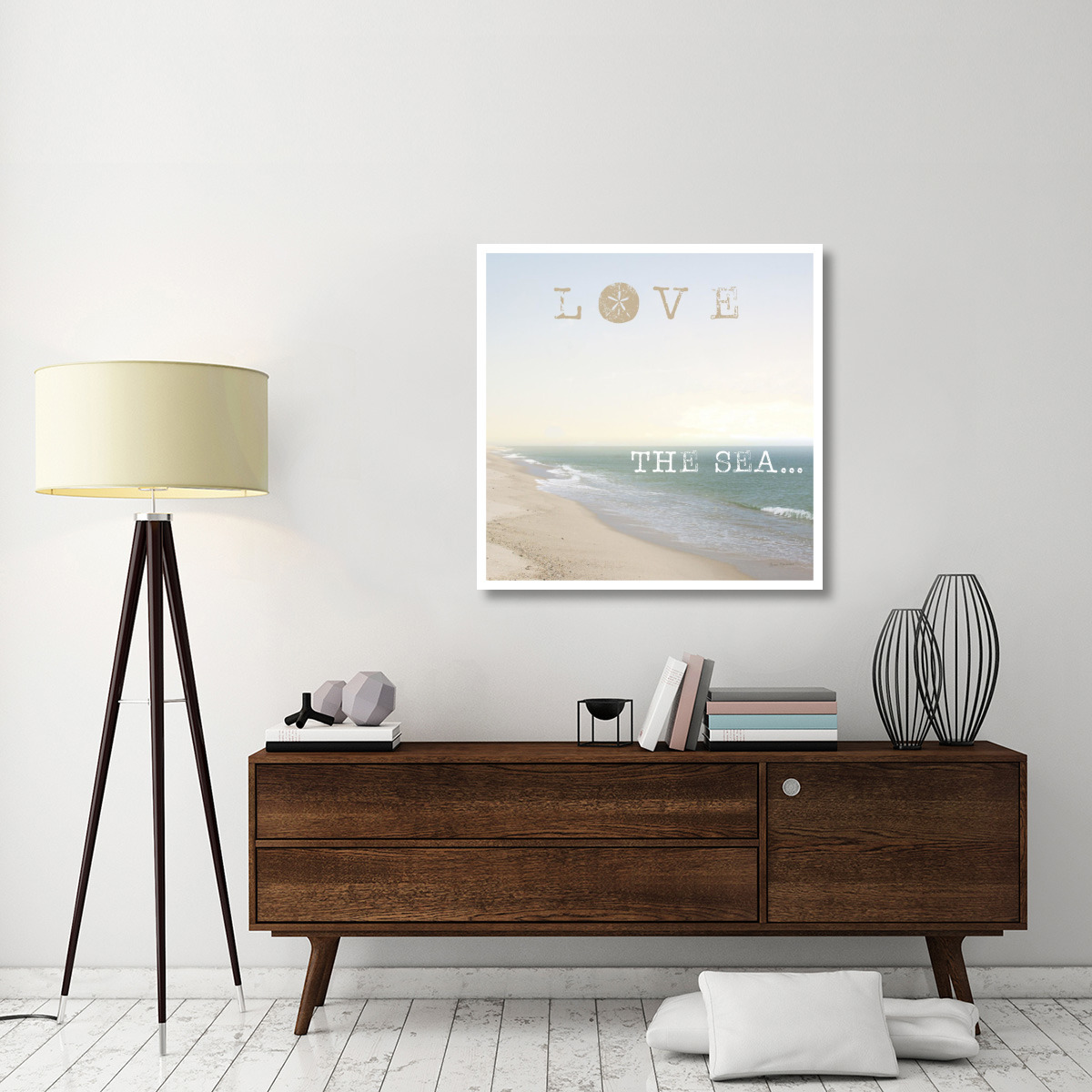 Love the Sea -Paper Art-38&quotx38"