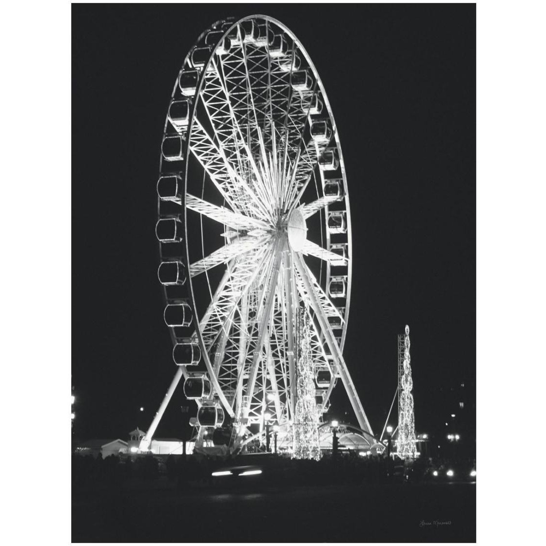 Roue de Paris -Paper Art-20&quotx26"
