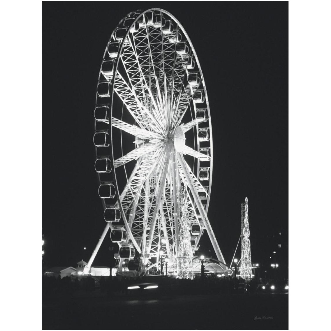 Roue de Paris -Paper Art-26&quotx34"