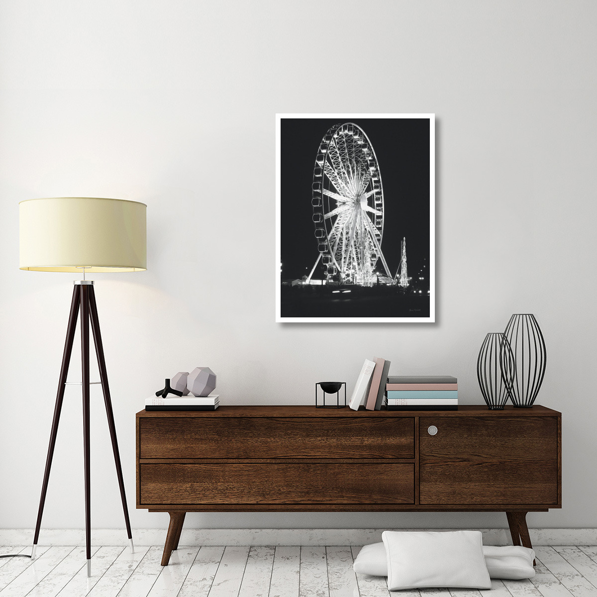 Roue de Paris -Paper Art-32&quotx42"