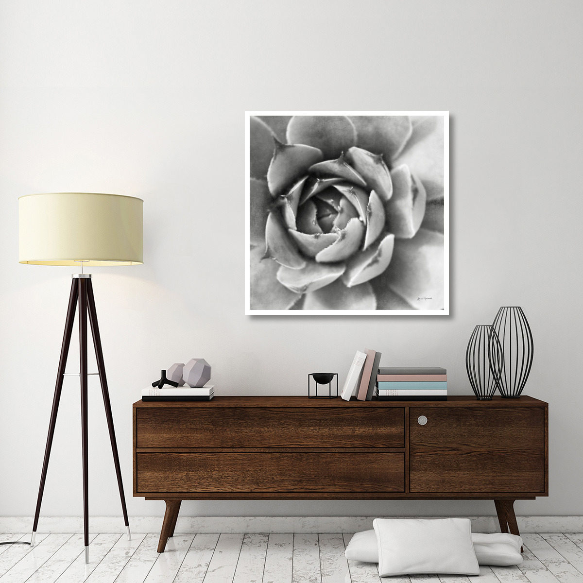 Garden Succulent II -Paper Art-42&quotx42"