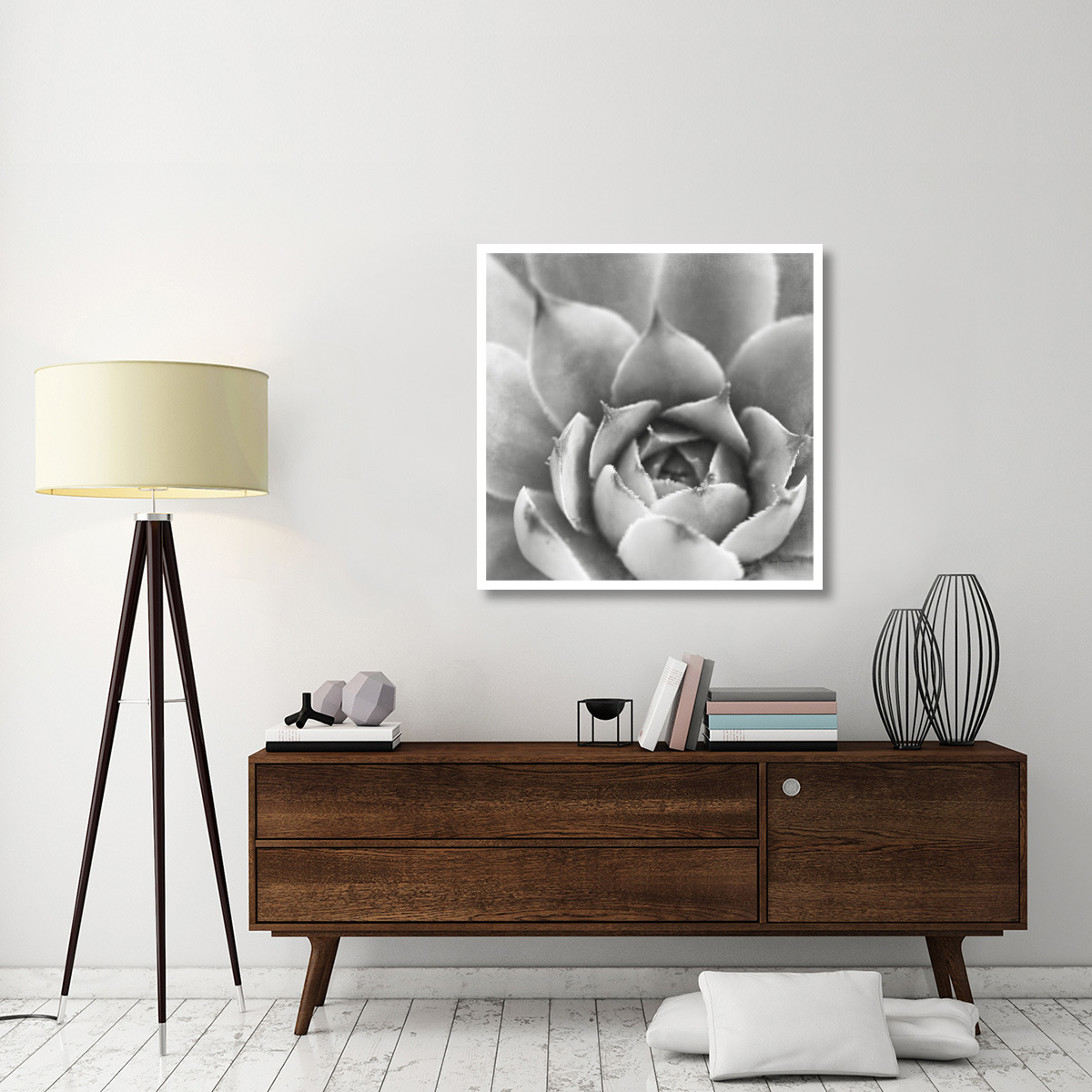 Garden Succulent III -Paper Art-38&quotx38"