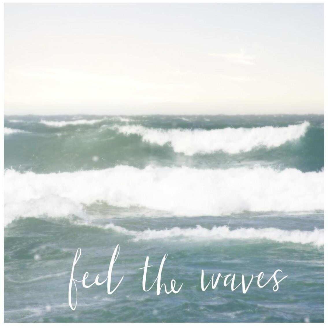 Feel the Waves -Paper Art-26&quotx26"