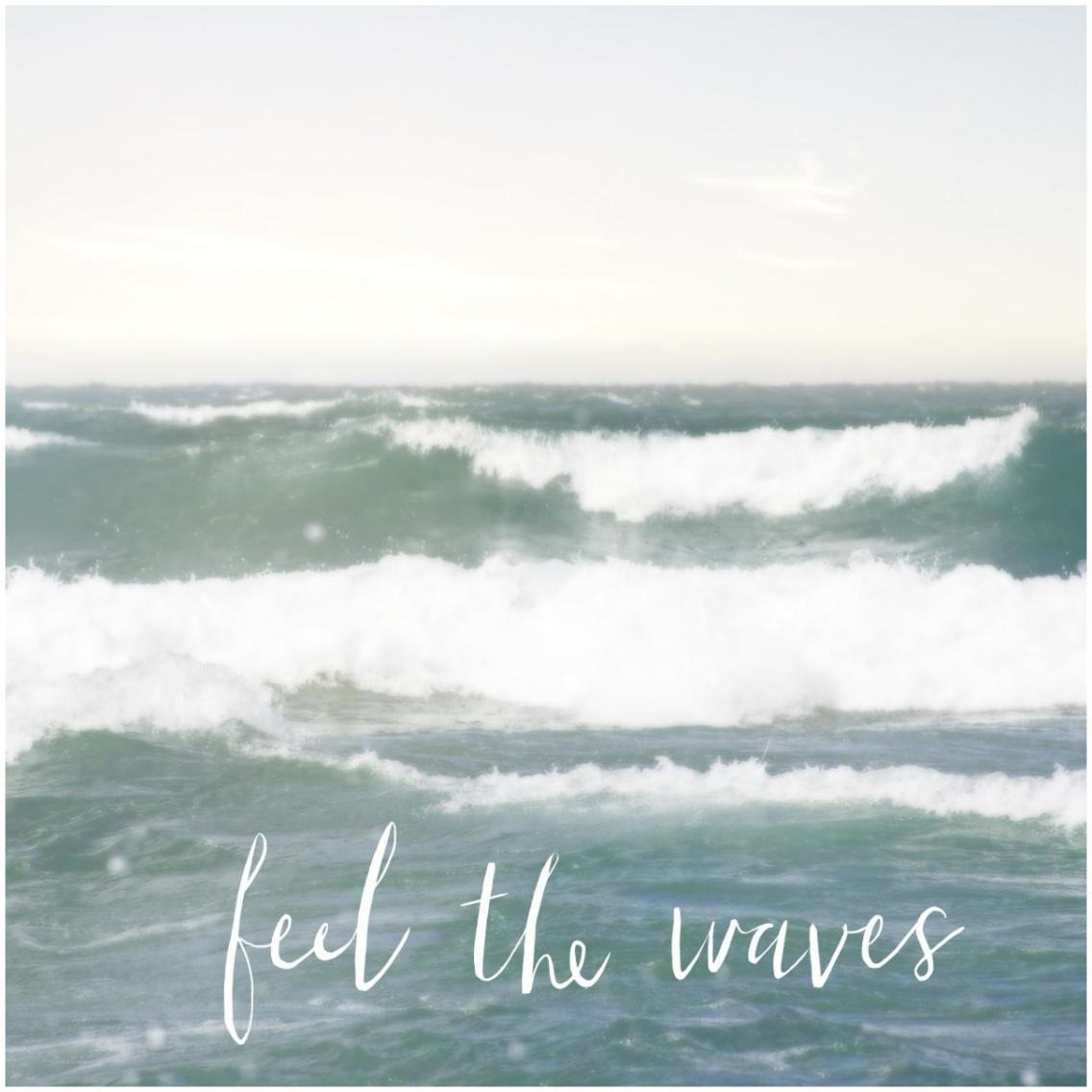 Feel the Waves -Paper Art-32&quotx32"