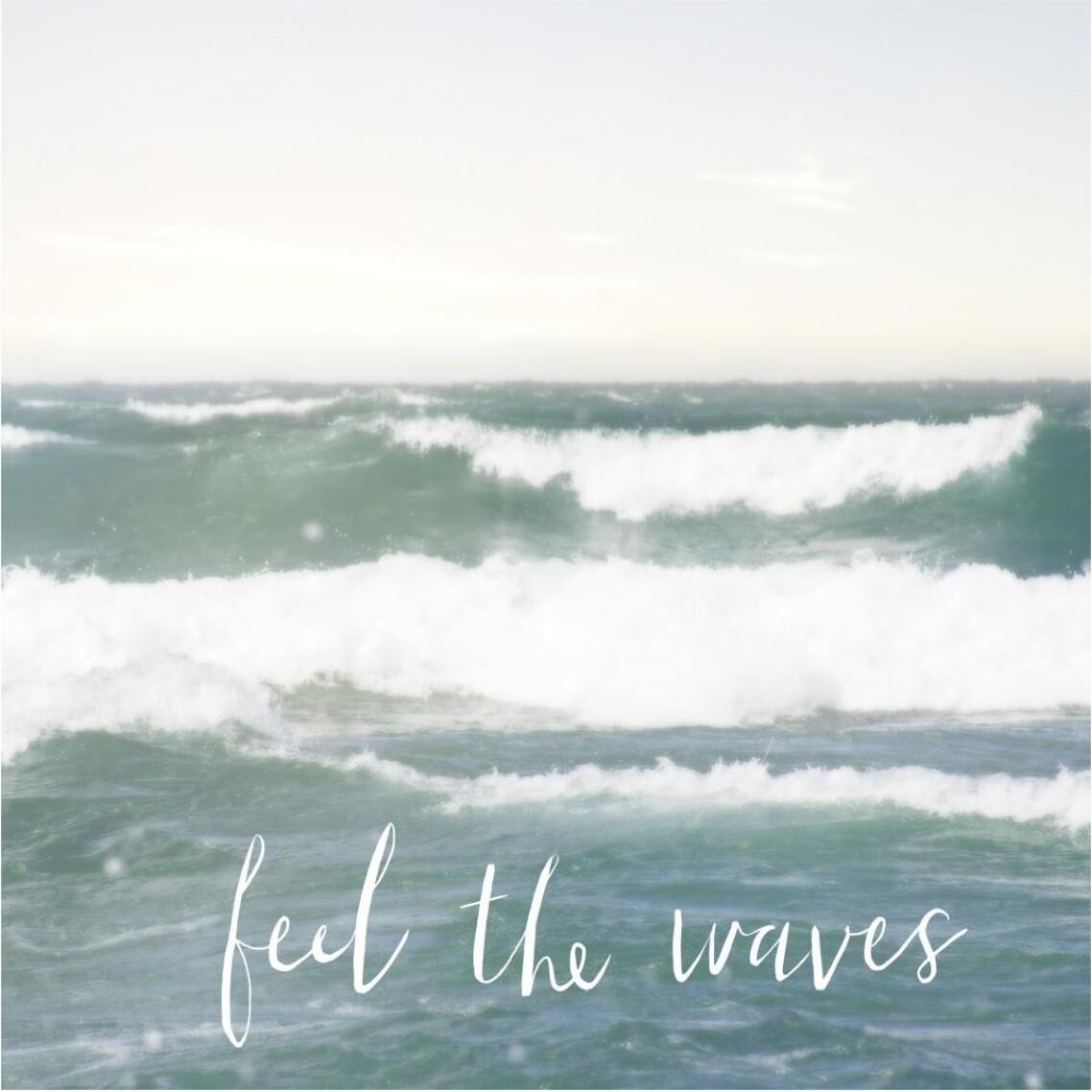 Feel the Waves -Paper Art-38&quotx38"