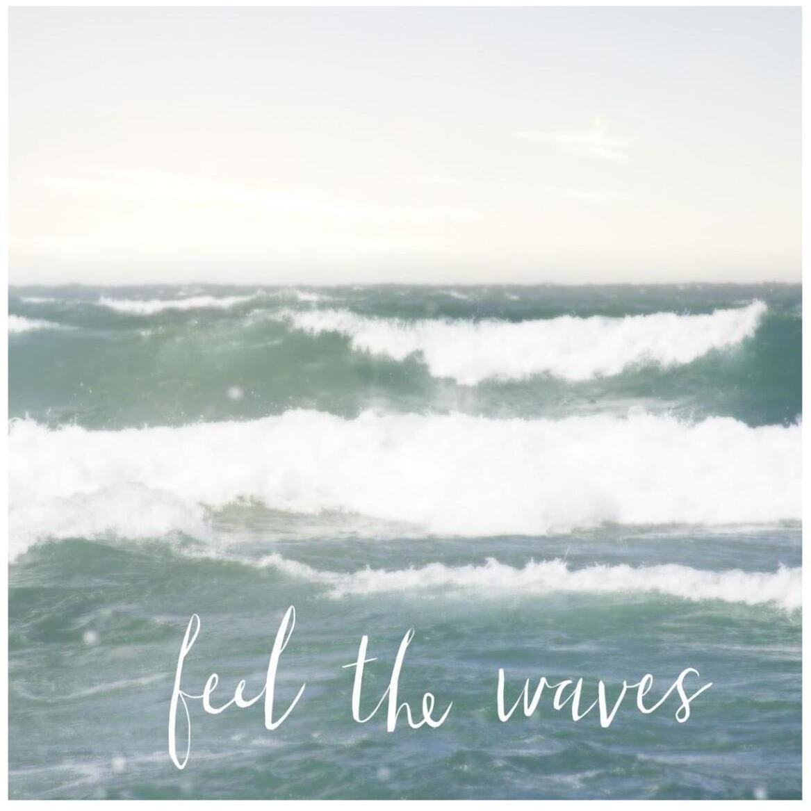 Feel the Waves -Paper Art-42&quotx42"