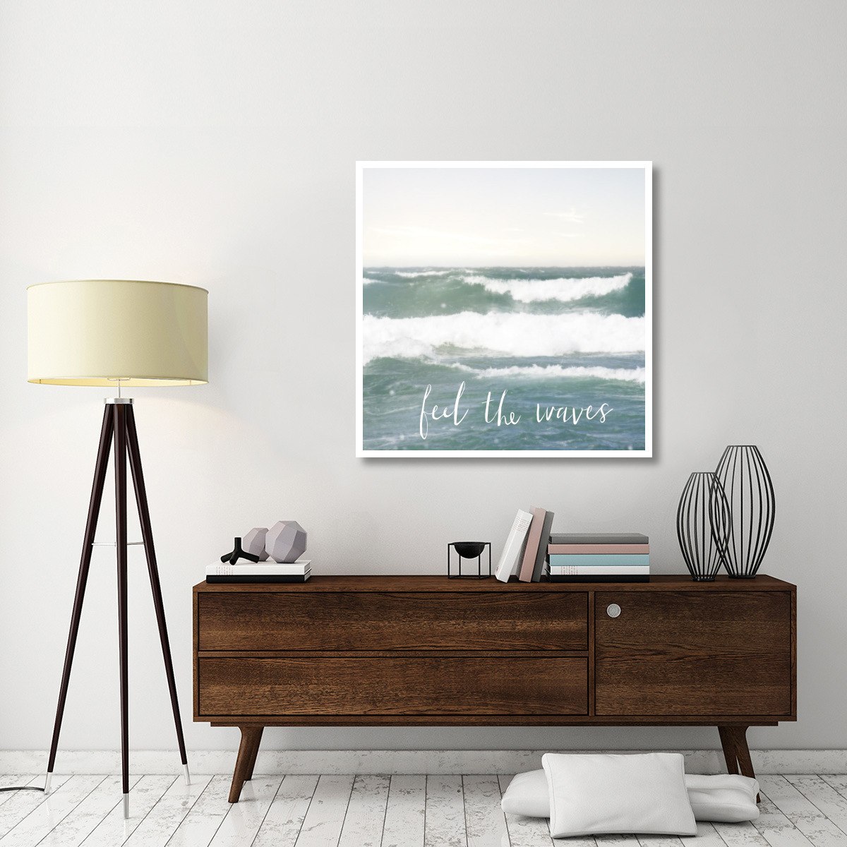 Feel the Waves -Paper Art-42&quotx42"