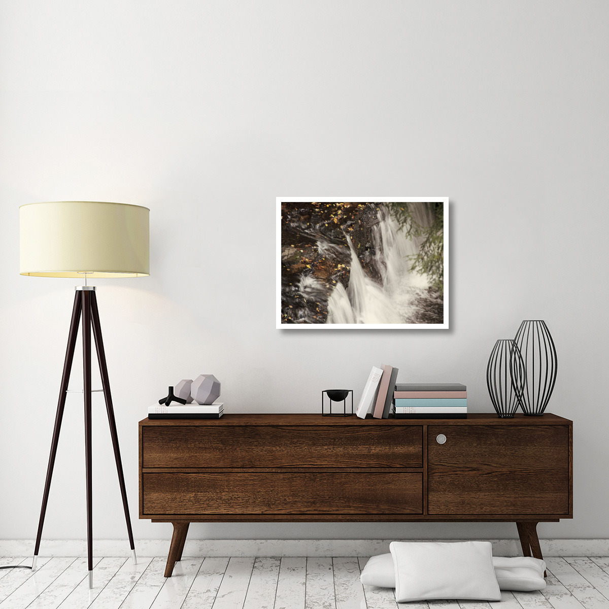 Mosquito Falls I -Paper Art-34&quotx26"