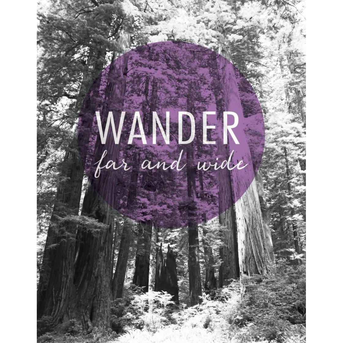 Wander Far and Wide -Paper Art-24&quotx30"