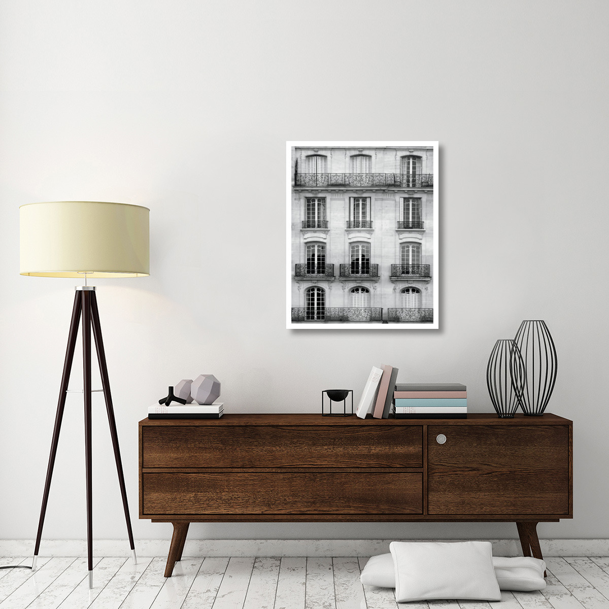 Across the Street I -Paper Art-30&quotx37"