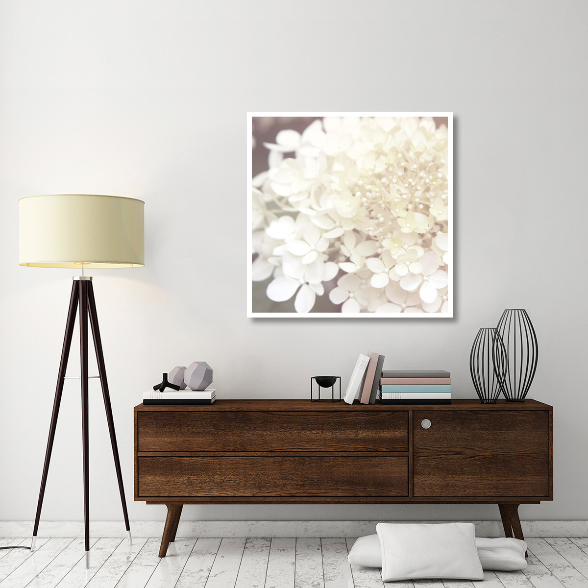 Hydrangea Dream II -Paper Art-42&quotx42"