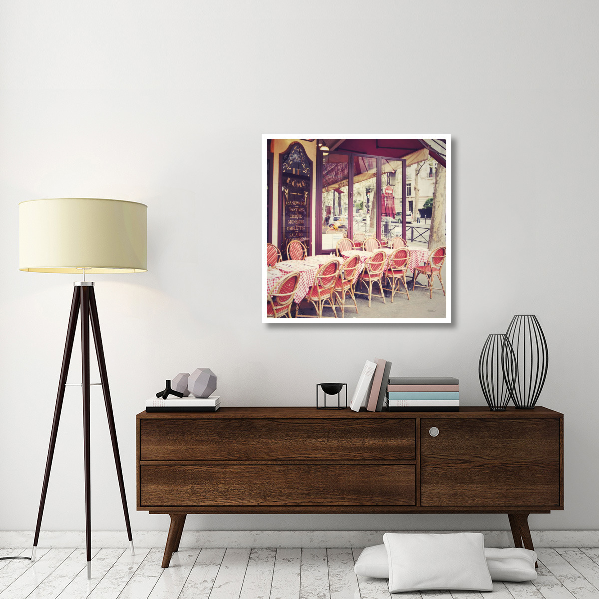 Cafe le Dome -Paper Art-38&quotx38"