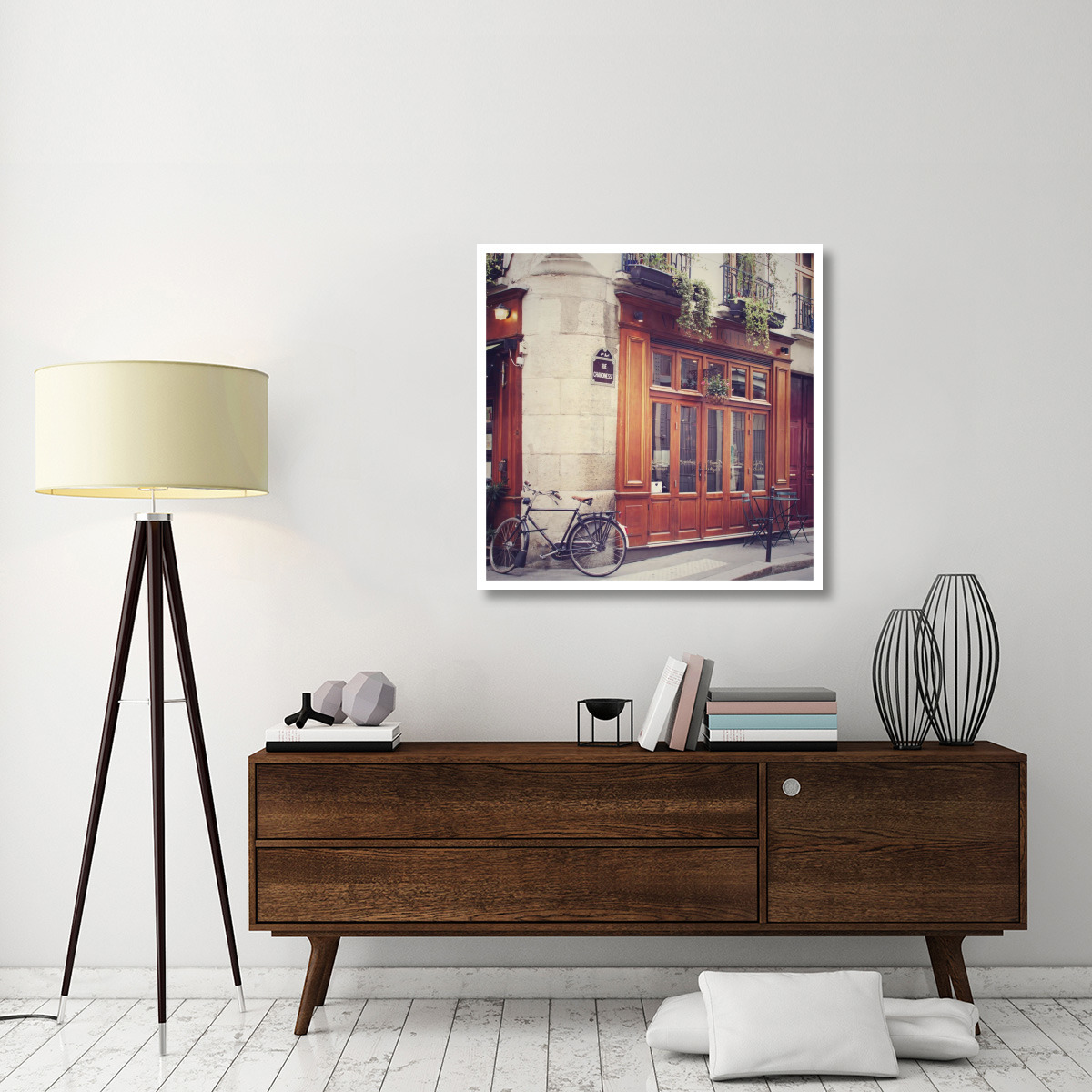 Rue Chanoinesse -Paper Art-38&quotx38"