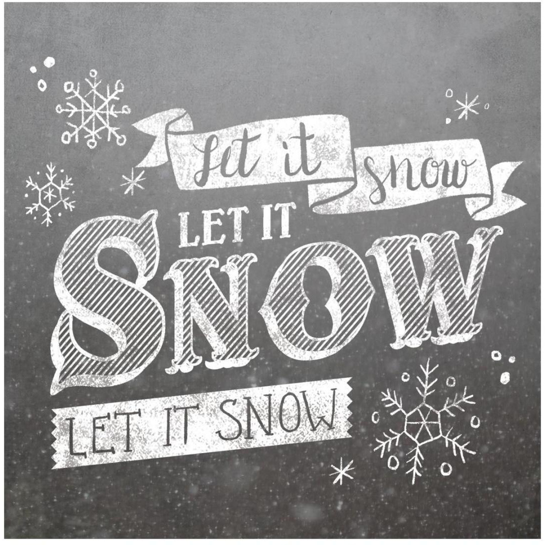 Let it Snow -Paper Art-20&quotx20"