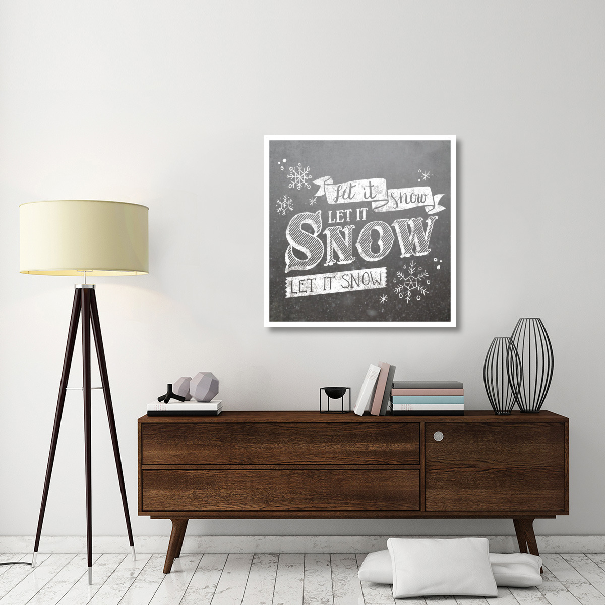 Let it Snow -Paper Art-38&quotx38"