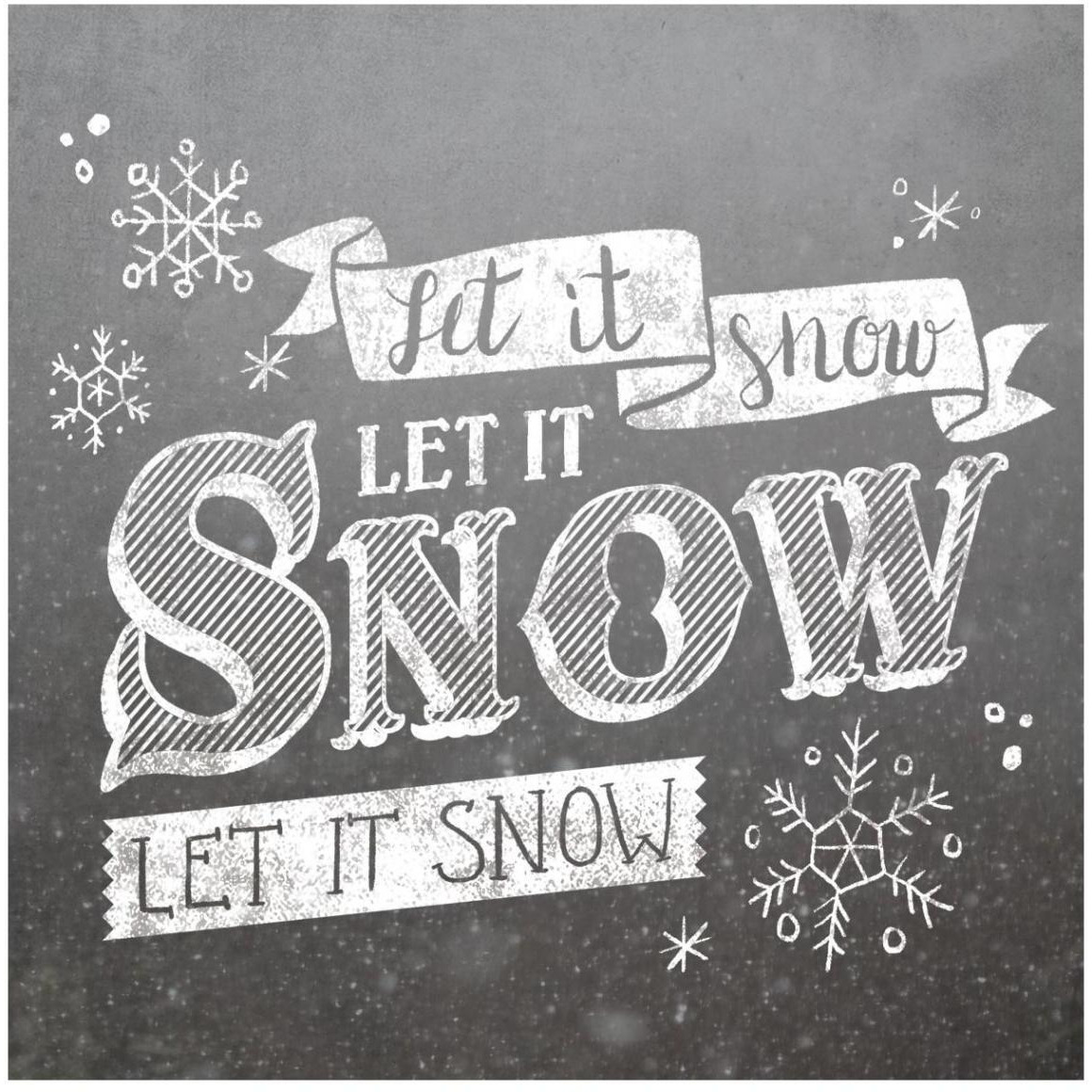 Let it Snow -Paper Art-42&quotx42"