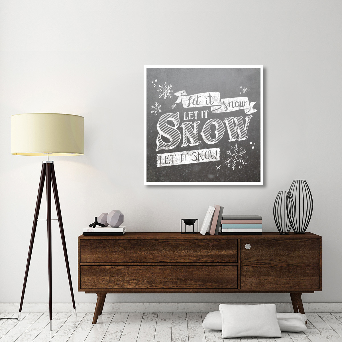 Let it Snow -Paper Art-42&quotx42"
